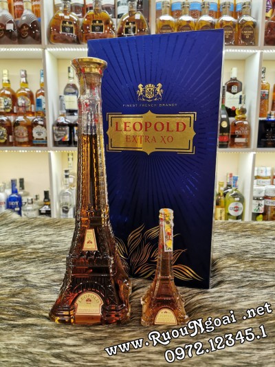 Rượu Hộp Quà Brandy Leopold XO