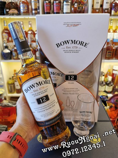 Rượu Bowmore 12YO - Hộp Quà